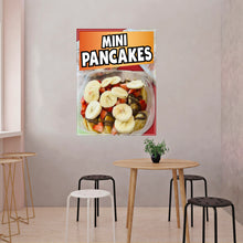 Load image into Gallery viewer, Mini Pancakes Sign Decal Window Sticker Truck Concession Vinyl Restaurant Mini Pancakes Sign

