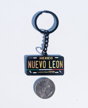 Load image into Gallery viewer, Nuevo Leon Metal Keychain Souvenir Keyring Mexican Pride Mexico State llavero
