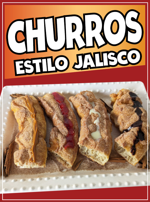 Churros Sticker Window Sticker Mexican Food Truck Concession Vinyl Restaurant Wall Poster Sticker Guadalajara Churros…