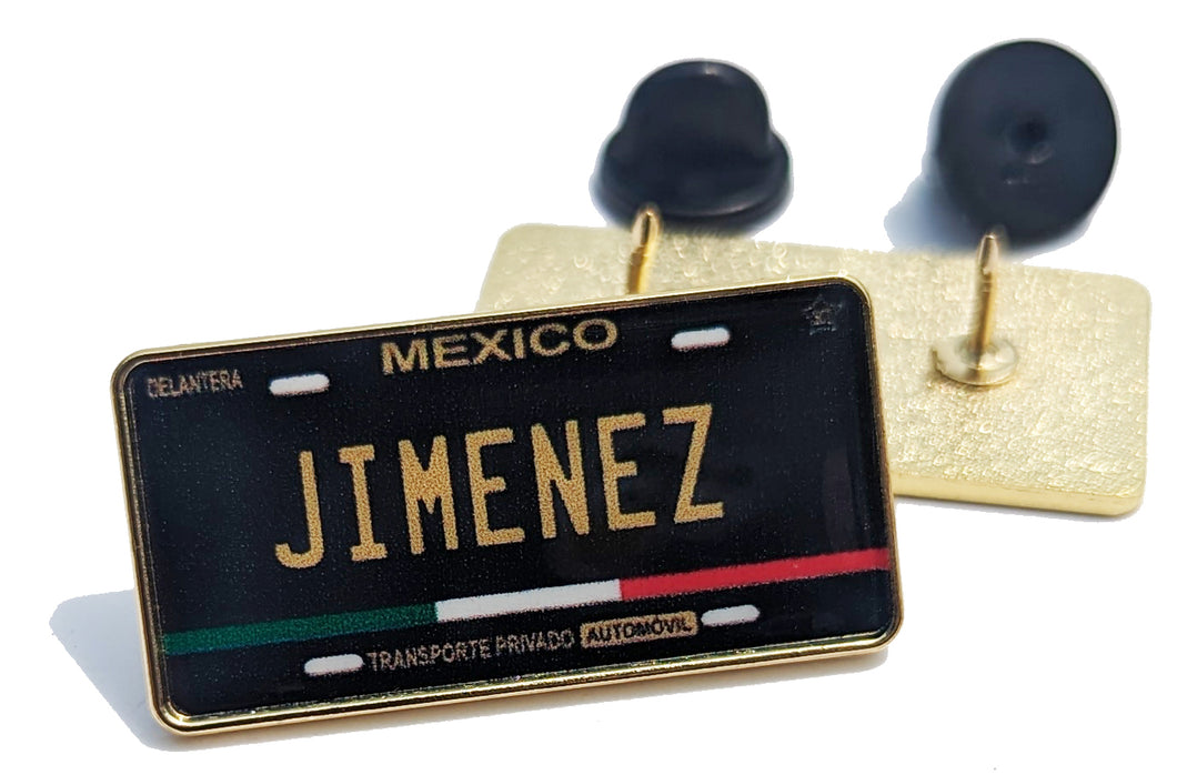 Jimenez Pin For Caps And Clothing Enamel Badge Pin Mexican Pin Mexican Flag Pin Jimenez Mexico Pin Hispanic Pin