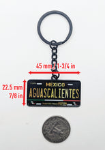 Load image into Gallery viewer, Aguascalientes Metal Keychain Souvenir Keyring Mexican Pride Mexico State llavero
