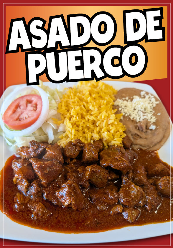 Asado de Puerco Sticker Window Decal Truck Concession Vinyl Restaurant Wall poster Sticker Mexican Food Decal