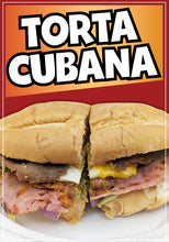 Load image into Gallery viewer, Torta Cubana Sticker Window Decal Truck Concession Vinyl Restaurant Wall poster Sticker Mexican Food Decal #2

