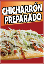 Load image into Gallery viewer, Chicharron Preparado Sticker Window Decal Truck Concession Vinyl Restaurant Wall poster Sticker Food Decal Sign

