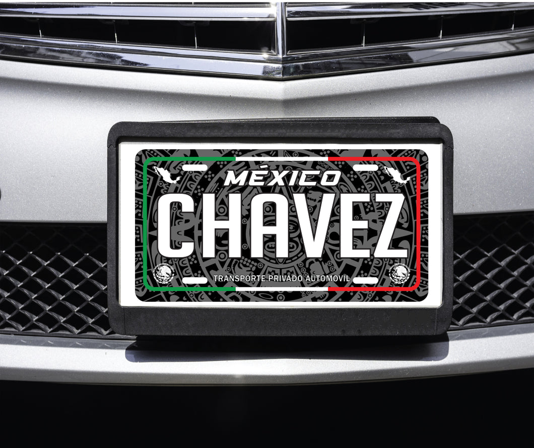 Chavez Mexico Car Plate aluminum License Plate Mexican Mexico Chavez Last Name