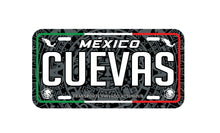 Load image into Gallery viewer, Cuevas Mexico Car Plate aluminum License Plate Mexican Mexico Cuvas Last Name
