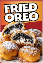 Load image into Gallery viewer, Fried Cookies Sign Decal Window Sticker Truck Concession Vinyl Restaurant Snacks Food Poster
