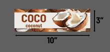 Load image into Gallery viewer, Coco Vinyl Sticker Aguas Frescas Vitrolero sticker coconut Sticker Water Jar decal 3x10in
