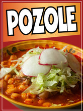 Load image into Gallery viewer, Pozole Sign Decal Window Sticker Truck Concession Vinyl Restaurant Pozole sticker
