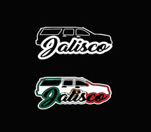 Load image into Gallery viewer, Jalisco Tahoe Chevrolet Decal Silhouette letters Decal Car Window Laptop Vinyl Sticker Mexico JAL Mx Estado Trokiando chevy decal
