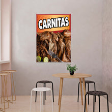 Load image into Gallery viewer, Carnitas Decal Window Sticker Mexican Food Truck Concession Vinyl Restaurant Pork Meat
