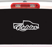 Load image into Gallery viewer, Robles Decal Troka Silhouette Car Window Laptop Map Vinyl Sticker Mexico Robles Last Name Mx Estado Trokas decal
