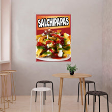 Load image into Gallery viewer, Salchipapas Sticker Window Decal  FoodTruck Concession Vinyl Restaurant Wall poster Sticker Food Decal
