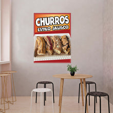 Load image into Gallery viewer, Churros Sticker Window Sticker Mexican Food Truck Concession Vinyl Restaurant Wall Poster Sticker Guadalajara Churros…
