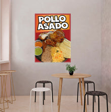 Load image into Gallery viewer, Pollo Asado Decal Window Sticker Mexican Food Truck Concession Vinyl Restaurant Pork Meat #3 Grilled Chicken
