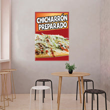 Load image into Gallery viewer, Chicharron Preparado Sticker Window Decal Truck Concession Vinyl Restaurant Wall poster Sticker Food Decal Sign
