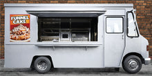 Load image into Gallery viewer, Funnel Cake Decal Window Sticker Food Truck Concession Vinyl Restaurant Sign Cake Signs
