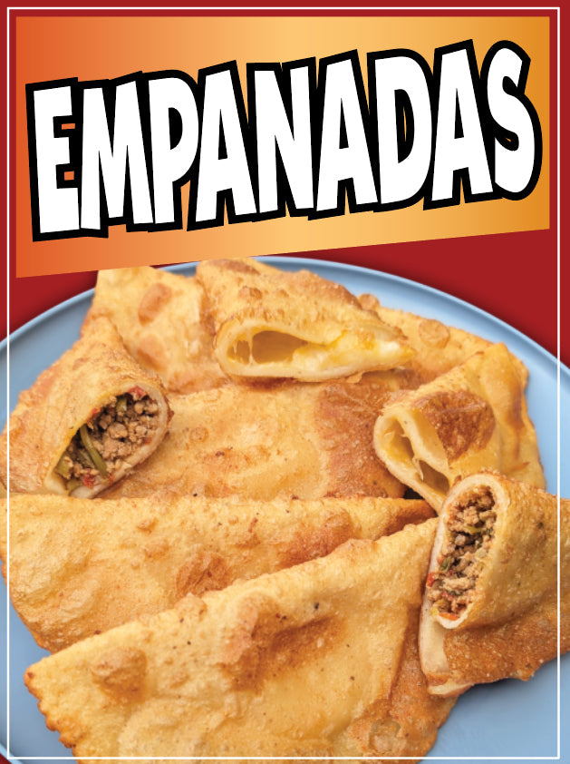 Empanadas Sticker Window Decal Truck Concession Vinyl Restaurant Wall poster Sticker Mexican Food Decal