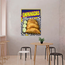 Load image into Gallery viewer, Empanadas Sticker Window Decal Truck Concession Vinyl Restaurant Wall poster Sticker Venezuelan Food Sign #2
