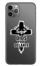 Load image into Gallery viewer, Dios por Delante Decal Car Window Vinyl Sticker Mexican Flag Trucking Sticker Christian Faith Cross Decal Jesus Crown #3
