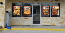 Load image into Gallery viewer, Birria Pizza Sign Decal Window Sticker Truck Concession Vinyl Restaurant Quesabirria sticker
