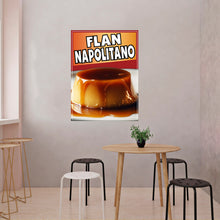 Load image into Gallery viewer, Flan Napolitano Sticker Window Decal Truck Concession Vinyl Restaurant Wall poster Sticker Food Decal Sign

