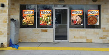 Load image into Gallery viewer, Tacos Sign Decal Window Sticker Mexican Food Truck Concession Vinyl Restaurant Taqueria Sign  #2
