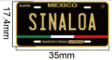 Load image into Gallery viewer, Pin Sinaloa Car Plate Pin For Caps And Clothing Enamel Badge Pin SIN Mexico
