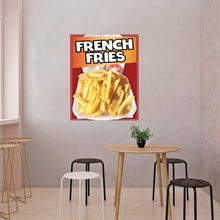 Load image into Gallery viewer, French Fries Sticker Window Decal Truck Concession Vinyl Restaurant Wall poster Sticker Food Decal
