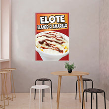 Load image into Gallery viewer, Elote Blanco o Amarillo Sticker Window Decal Truck Concession Vinyl Restaurant Wall poster Sticker Food Decal Sign
