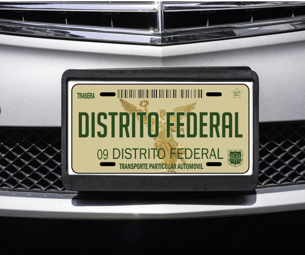 Distrito Federal Mexico Car Plate Aluminum License Plate Mexican Mexico DF Placa de Mexico