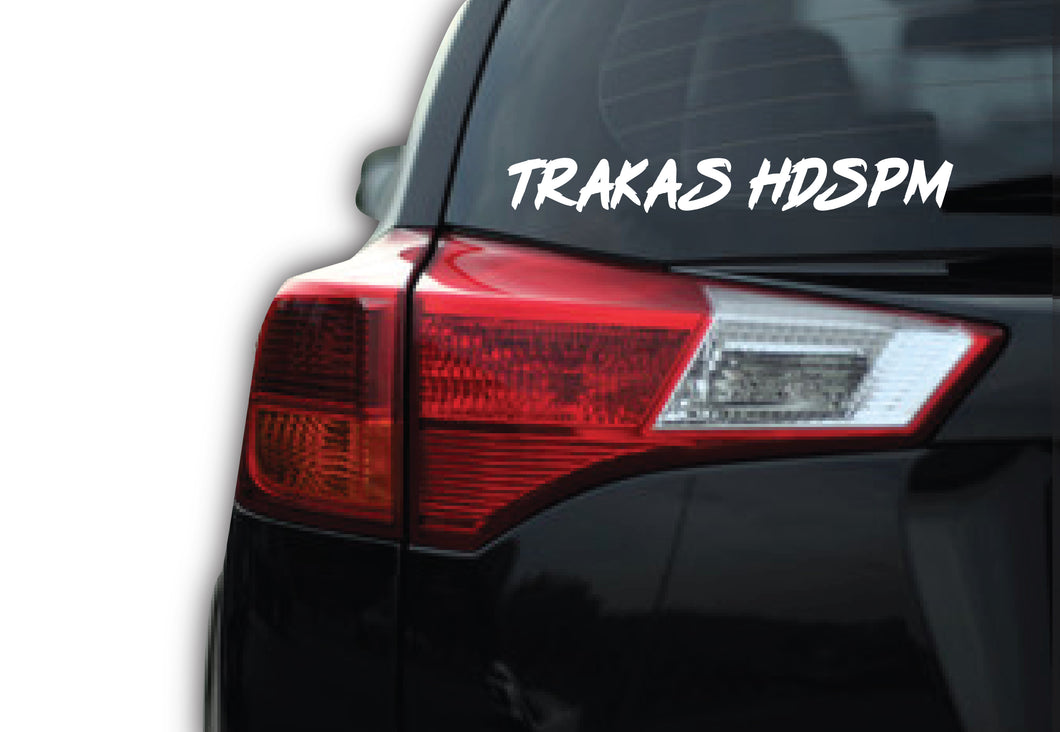 Trakas HDTPM Decal Car Window Vinyl Sticker Mexico Trucking Mexican Flag Decal