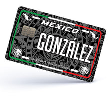 Load image into Gallery viewer, Gonzalez Credit Card Skin Cover Vinyl Stickers (4 Pack) -Mexican Decal Mexico Car Plate adhesive Gonzalez
