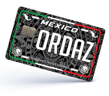 Load image into Gallery viewer, Ordaz Credit Card Skin Cover Vinyl Stickers (4 Pack) -Mexican Decal Mexico Car Plate adhesive Ordaz

