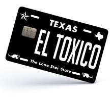 Load image into Gallery viewer, El Toxico Credit Card Skin Cover Vinyl Stickers (4 Pack) -Texas Sticker El Toxico
