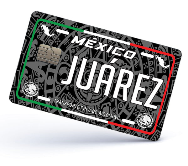 Juarez Credit Card Skin Cover Vinyl Stickers (4 Pack) -Mexican Decal Mexico Car Plate adhesive Juarez