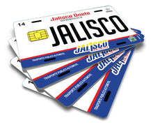 Load image into Gallery viewer, Jalisco Credit Card Skin Cover Vinyl Stickers (4 Pack) - JAL Mexican Decal Mexico Vinyl Adhesive
