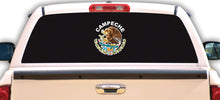 Load image into Gallery viewer, Campeche Mexican Flag Eagle States Aguila Decal Car Window Laptop Vinyl Sticker Escudo
