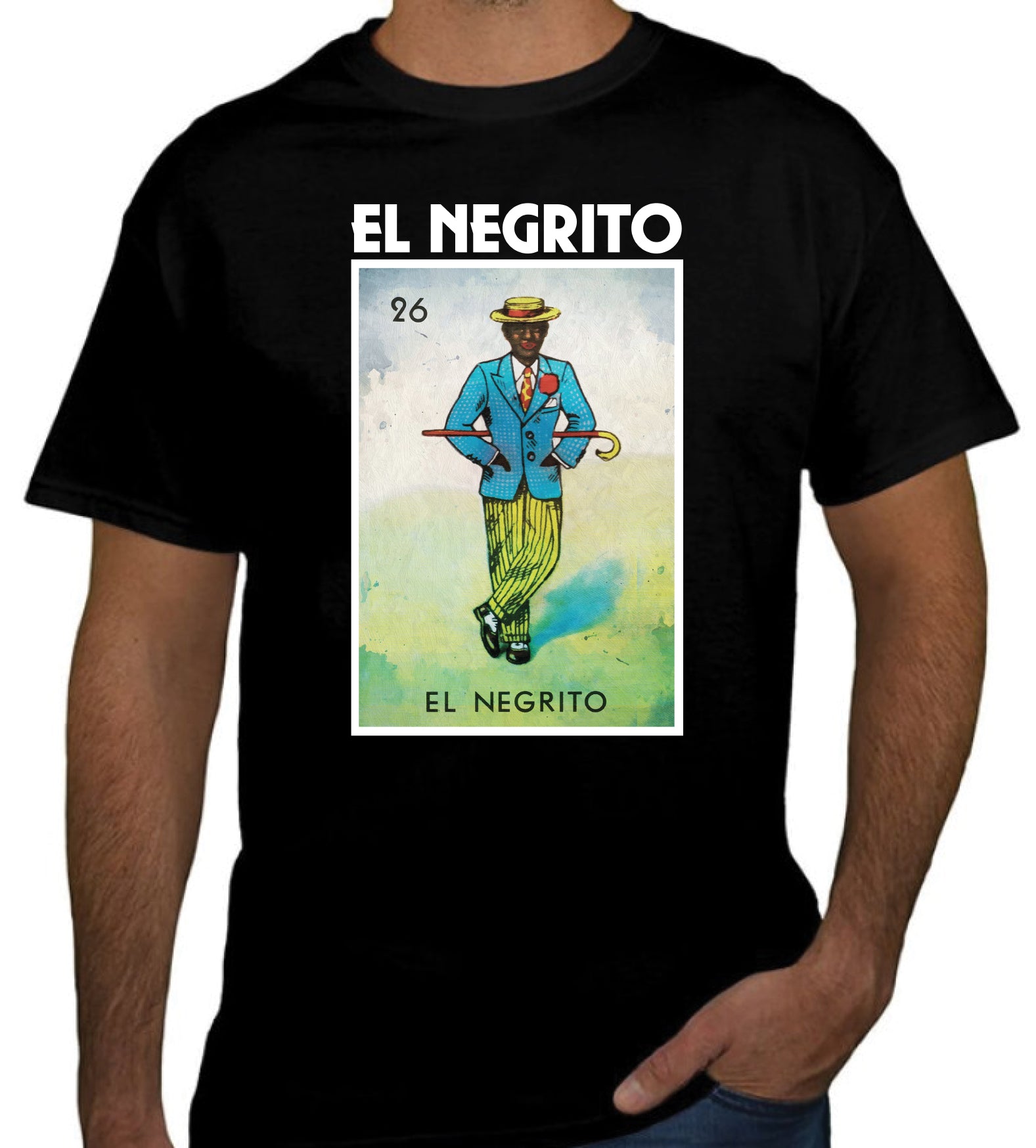 El Negrito Loteria Mexican Lottery Bingo Funny T Shirt El Negrito Loteria Mexican Lottery Bingo Funny T Shirt
