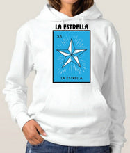 Load image into Gallery viewer, La Estrella HOODIE Loteria Mexican Bingo Long Sleeve Hoodie
