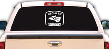 Load image into Gallery viewer, Hecho en Durango letters Decal Car Window Laptop Flag Vinyl Sticker Mexico DGO Mexican Sticker, Trucking, Trokiando Trucks decal MX Mex
