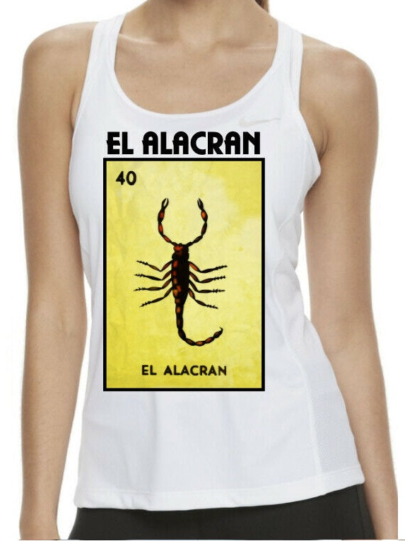El Alacran HOODIE / TANK TOP / VNECK Loteria Tee Shirt Mexican Bingo Funny Polaca Lottery Game