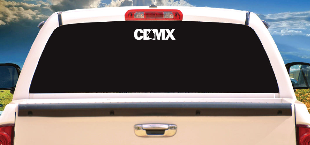 Ciudad de Mexico letters Decal Car Window Laptop Map Vinyl Sticker Estado DF CDMX Trokiando Trucks Vehicle Decal Trucks vehicle Mexican