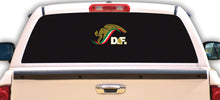 Load image into Gallery viewer, Mexico Eagle Distrito Federal Sticker | Car window vinyl sticker decal Gobierno de Mex. Mexico Aguila logo Mexican Flag DF Trokiando
