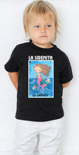 Load image into Gallery viewer, La Sirenita Loteria Mexican Bingo Short Sleeve T-Shirt / Raglan

