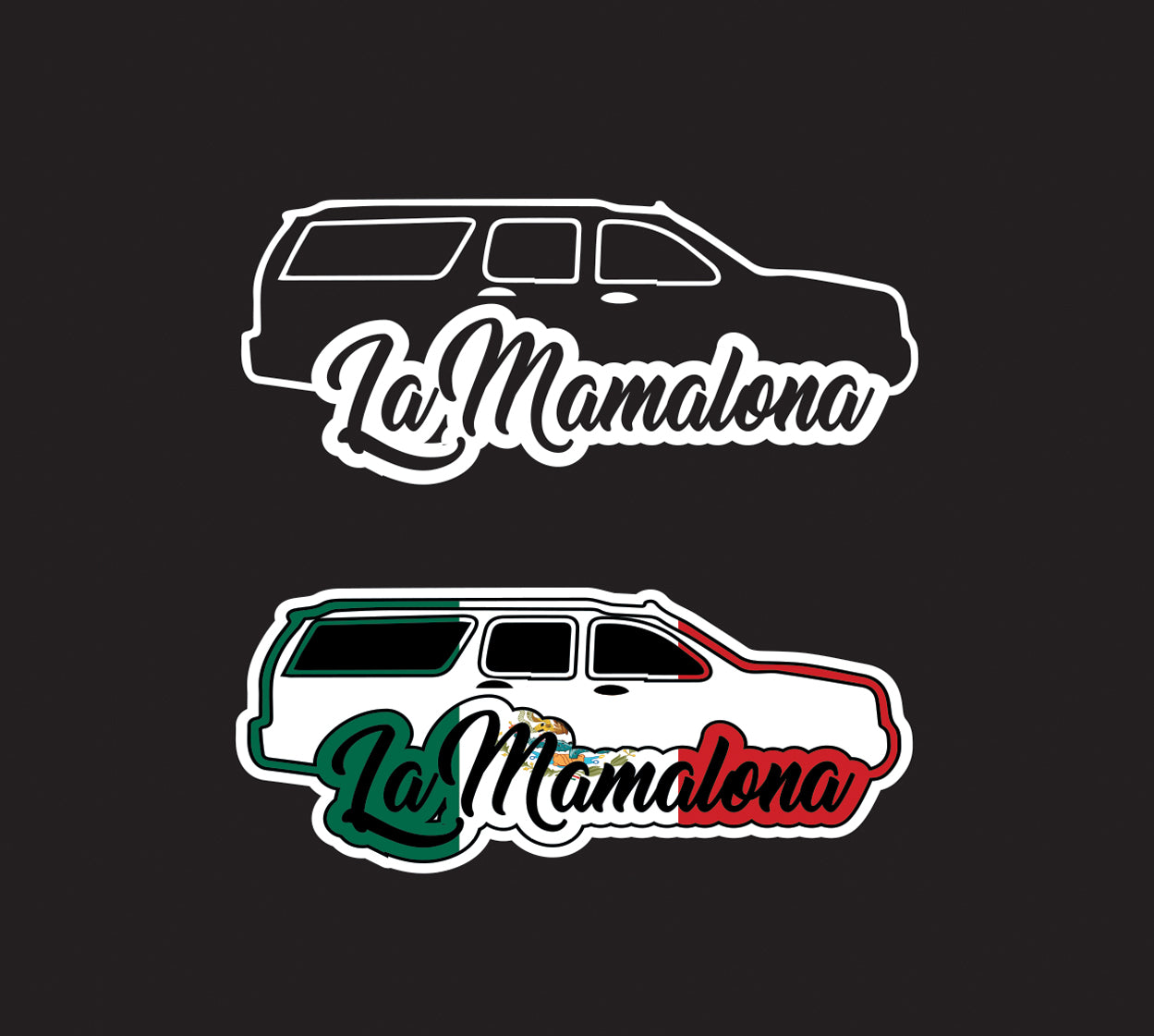 La Mamalona Chevrolet Tahoe Decal Trokita Decal Car Sticker Mexico Tru ...