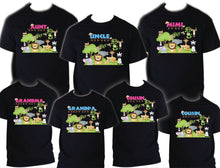 Load image into Gallery viewer, Safari Jungle Family T Shirt Birthday Boy Girl Zoo Party Tee Matching shirts
