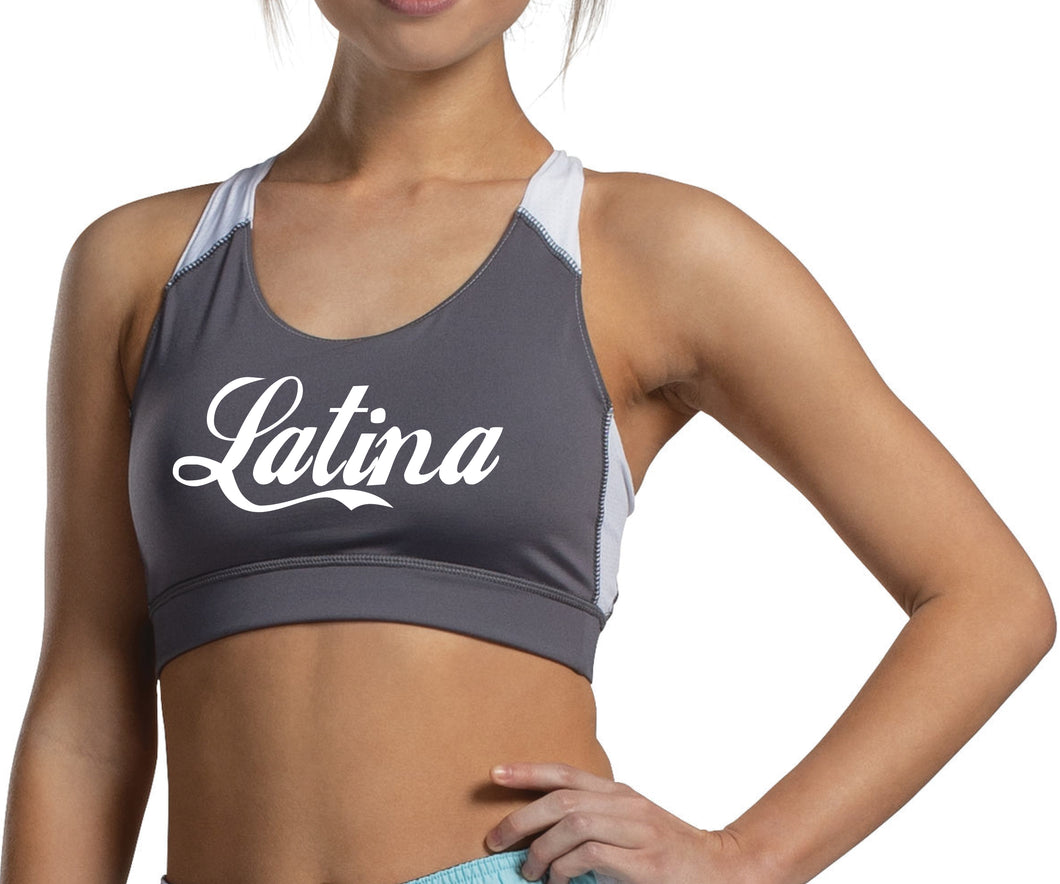 Latina Sports Bra Bralette Workout Sports Bra AUGUSTA Active Wear Top – X  Graphics Print