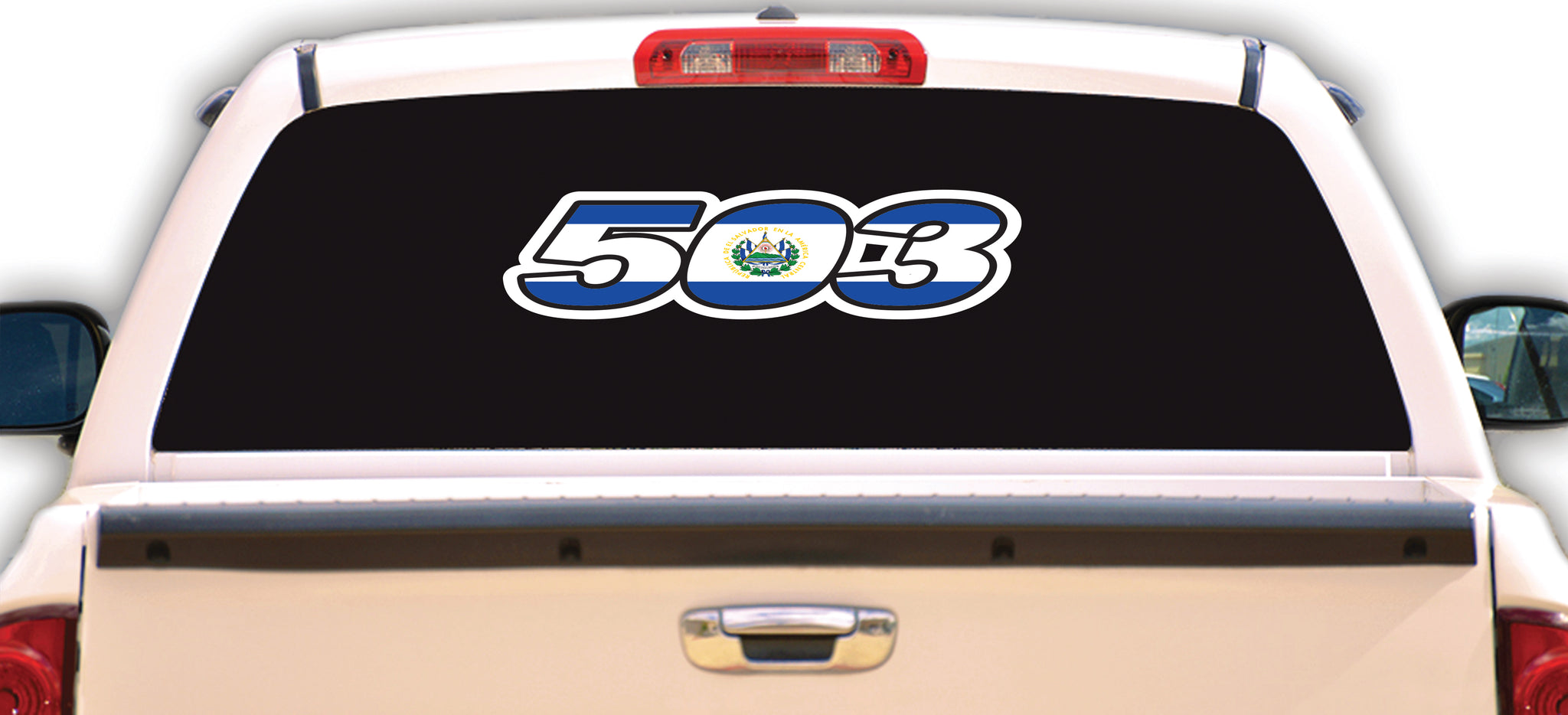 503 Area Code Decal Car Window Laptop Vinyl Sticker El Salvador Guanac ...