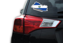 Load image into Gallery viewer, El Salvador Decal Salvadorian flag Decal Car Window Vinyl Sticker Salvaadorian
